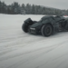 Batman with his Batmobile loves drifting on ice?! (video)