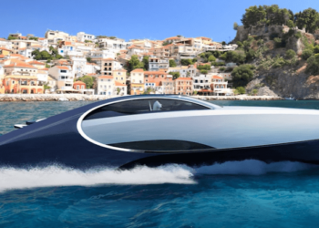 Fire pit and jacuzzi on a yacht?? Check the Bugatti Niniette 66 (video)