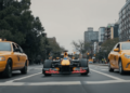 INSANE!!! F1 car drives through the streets of New York City (video)