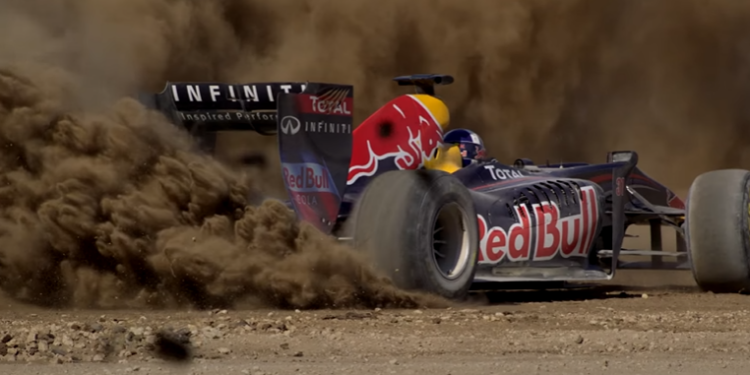 Formula 1 on the road in Texas !!! (video)