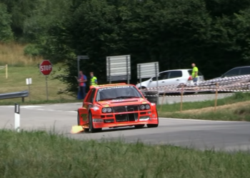 Lancia Delta HF Integrale E1 Hillclimb Monster (video)