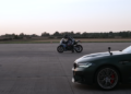  BMW M1000 RR vs BMW M5 CS Intense Drag Race (video)