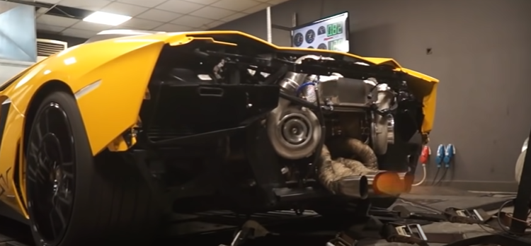 WOW!!! 6000 HP Lamborghini Aventador SV TwinTurbo (video)