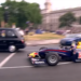 Formula 1 driving through the streets in London (video)