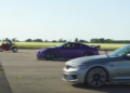 BMW M5 vs Nissan GT-R vs Ducati V4R INSANE Drag Race (video)