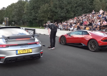 Porsche 992 Turbo S vs “All” on 1/4 mile drag race (video)