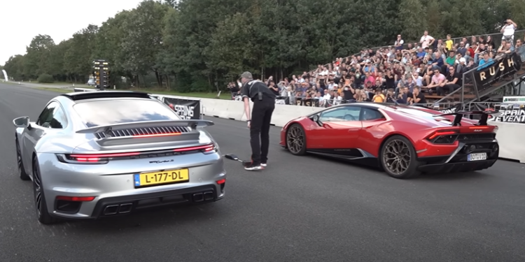 Porsche 992 Turbo S vs “All” on 1/4 mile drag race (video)