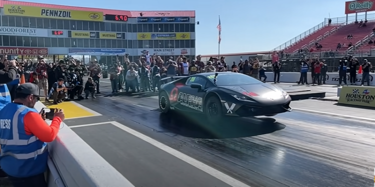 3,000+ HP Lamborghini Huracan Sets World Record at 1/4 Mile 0-60 MPH in 1.4 seconds (video)