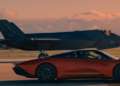 F35 Fighter Jet vs McLaren Speedtail Insane Drag Race (video)