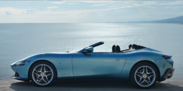 The New Ferrari Roma Spider (video)