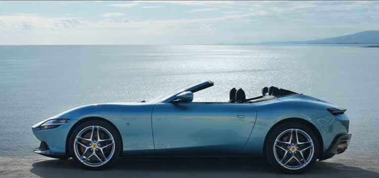 The New Ferrari Roma Spider (video)